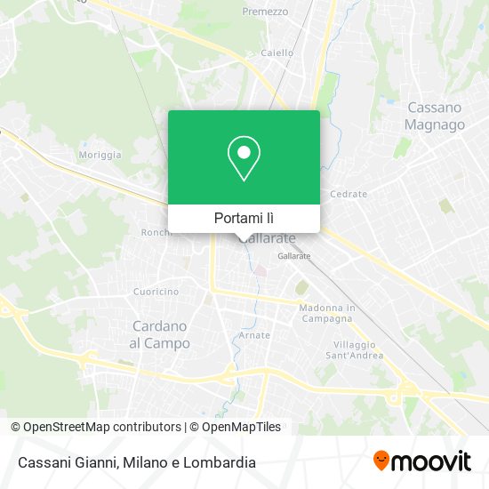 Mappa Cassani Gianni