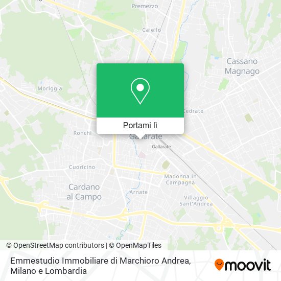 Mappa Emmestudio Immobiliare di Marchioro Andrea