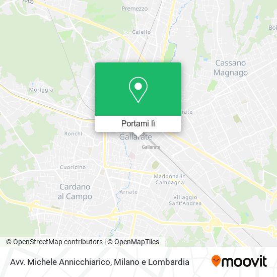Mappa Avv. Michele Annicchiarico
