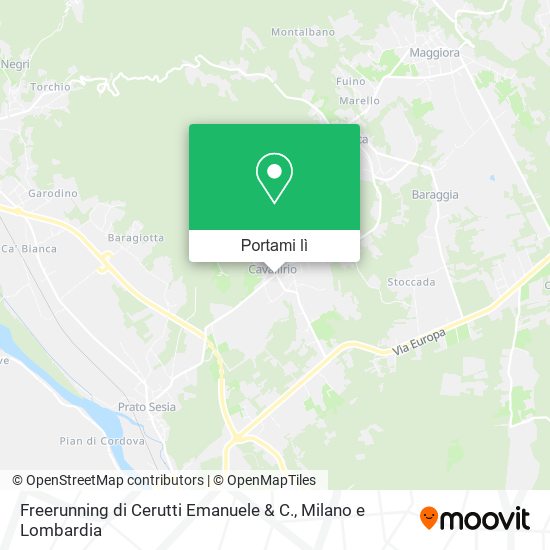 Mappa Freerunning di Cerutti Emanuele & C.