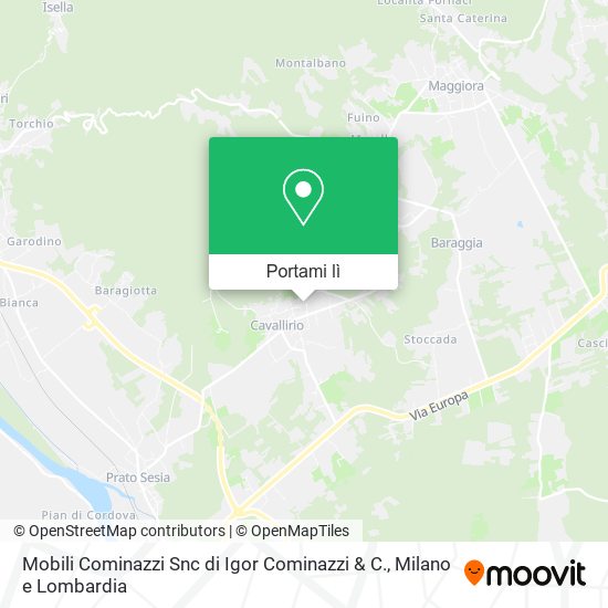 Mappa Mobili Cominazzi Snc di Igor Cominazzi & C.