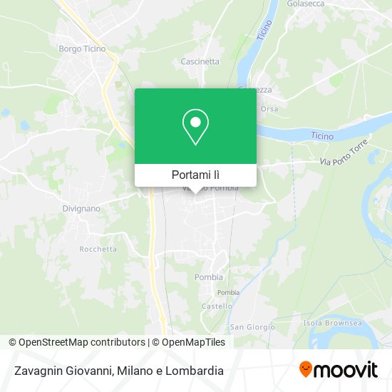Mappa Zavagnin Giovanni