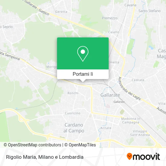 Mappa Rigolio Maria
