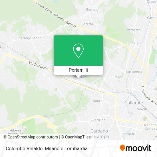 Mappa Colombo Rinaldo