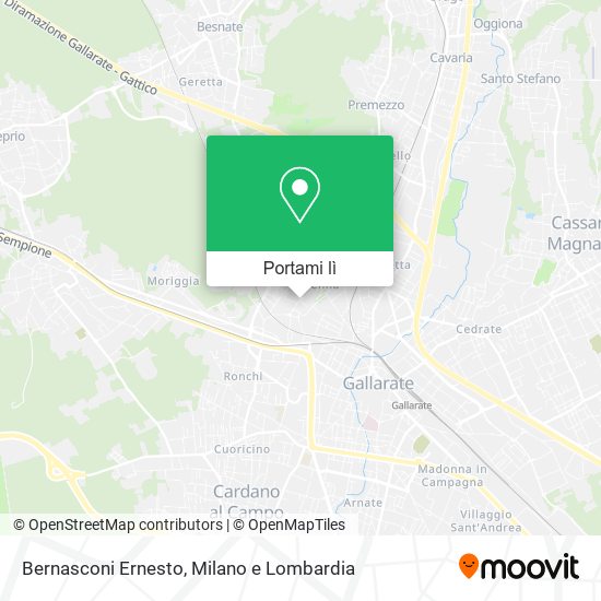 Mappa Bernasconi Ernesto