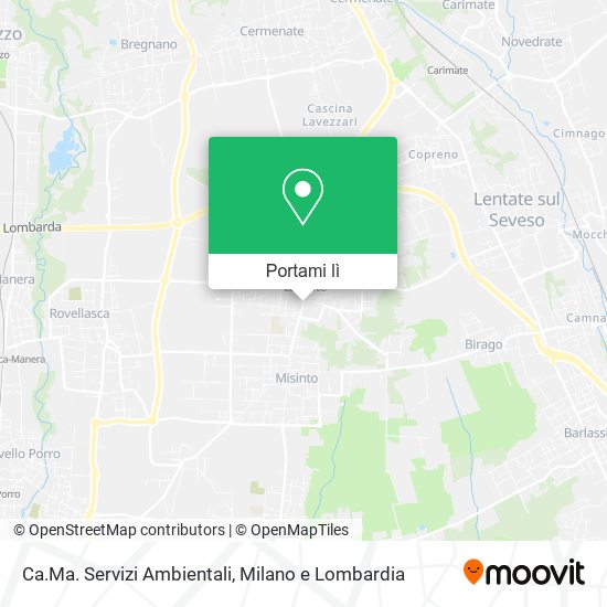 Mappa Ca.Ma. Servizi Ambientali