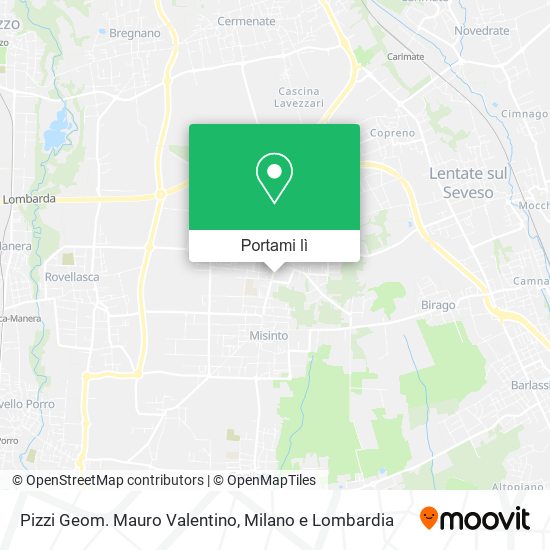 Mappa Pizzi Geom. Mauro Valentino