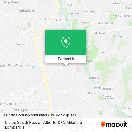 Mappa Clalbe Sas di Pozzoli Alberto & C.