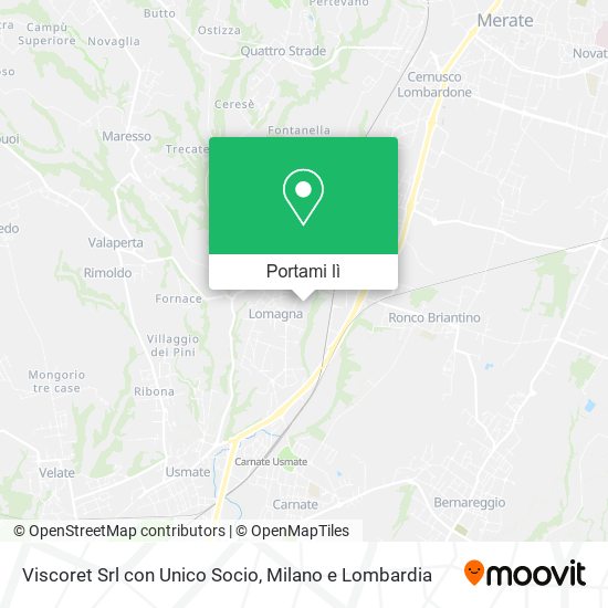 Mappa Viscoret Srl con Unico Socio