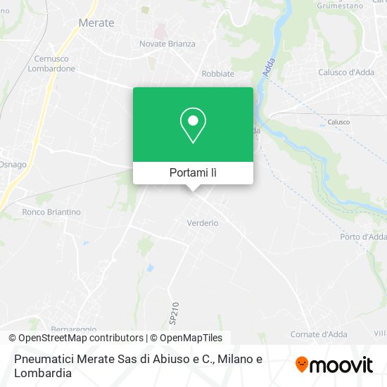 Mappa Pneumatici Merate Sas di Abiuso e C.