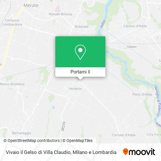 Mappa Vivaio il Gelso di Villa Claudio