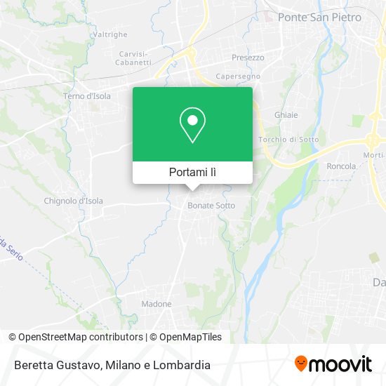 Mappa Beretta Gustavo
