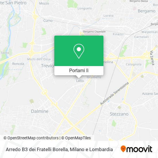 Mappa Arredo B3 dei Fratelli Borella