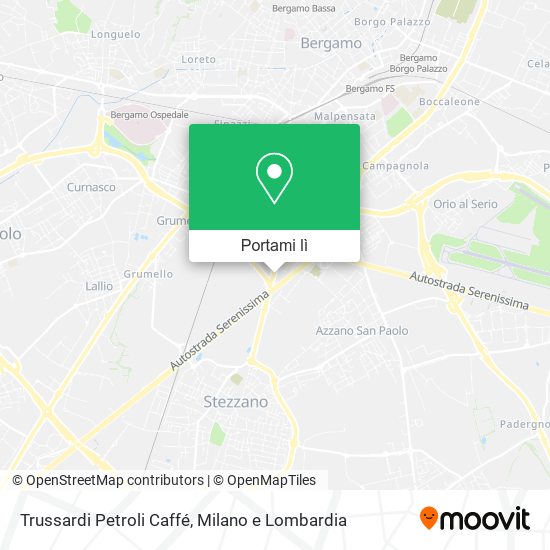 Mappa Trussardi Petroli Caffé