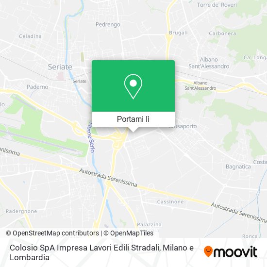 Mappa Colosio SpA Impresa Lavori Edili Stradali