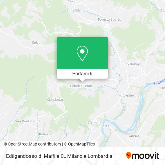 Mappa Edilgandosso di Maffi e C.