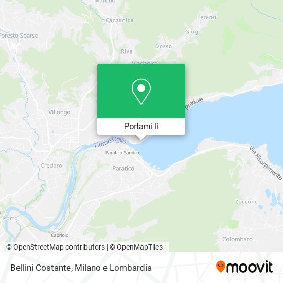 Mappa Bellini Costante