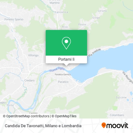Mappa Candida De Tavonatti