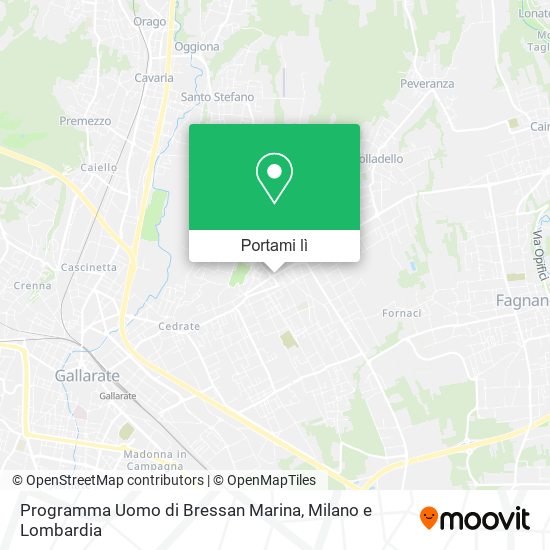 Mappa Programma Uomo di Bressan Marina