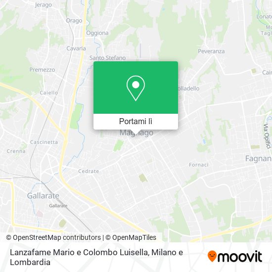 Mappa Lanzafame Mario e Colombo Luisella