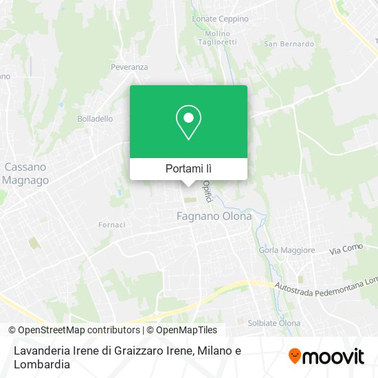 Mappa Lavanderia Irene di Graizzaro Irene