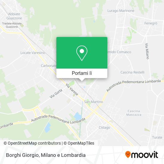 Mappa Borghi Giorgio