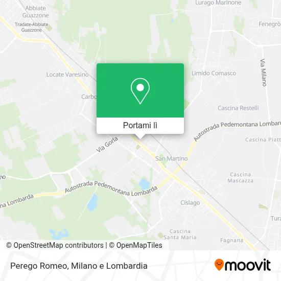 Mappa Perego Romeo