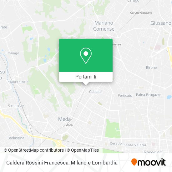 Mappa Caldera Rossini Francesca