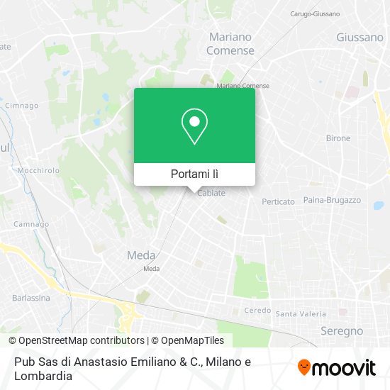 Mappa Pub Sas di Anastasio Emiliano & C.