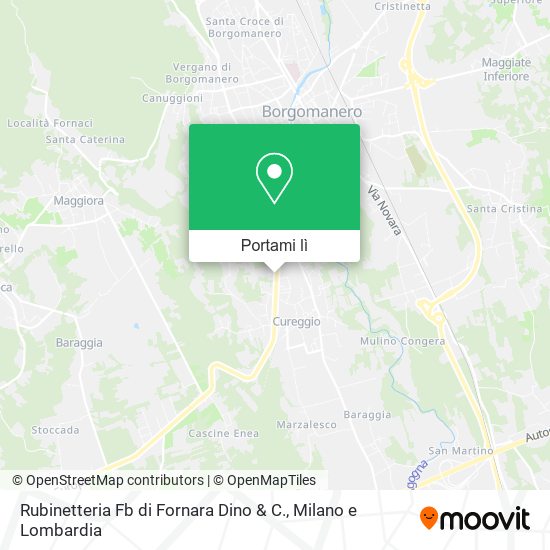 Mappa Rubinetteria Fb di Fornara Dino & C.