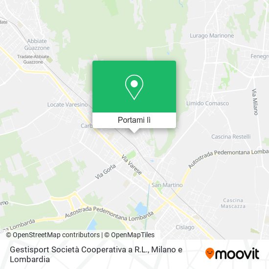 Mappa Gestisport Società Cooperativa a R.L.