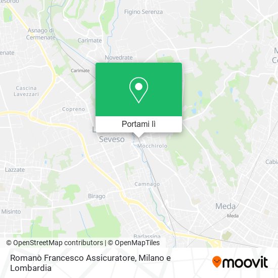 Mappa Romanò Francesco Assicuratore