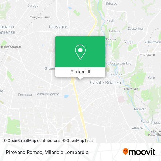 Mappa Pirovano Romeo