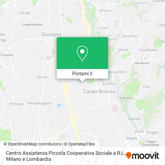 Mappa Centro Assistenza Piccola Cooperativa Sociale a R.L.