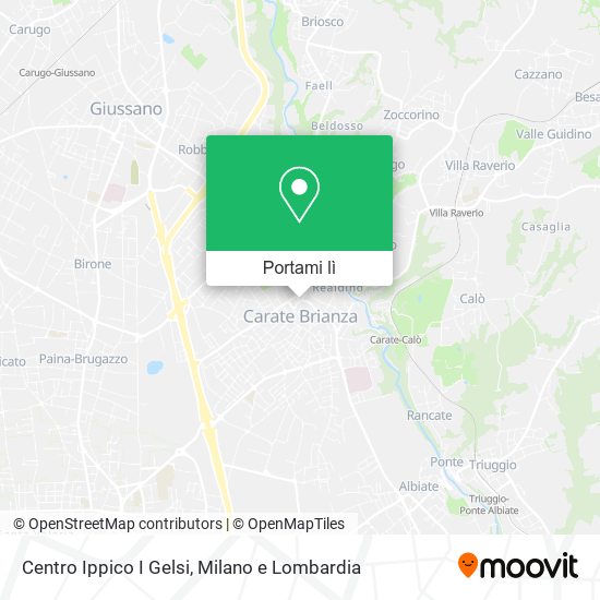 Mappa Centro Ippico I Gelsi