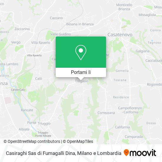 Mappa Casiraghi Sas di Fumagalli Dina
