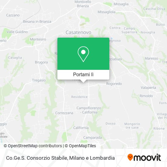 Mappa Co.Ge.S. Consorzio Stabile