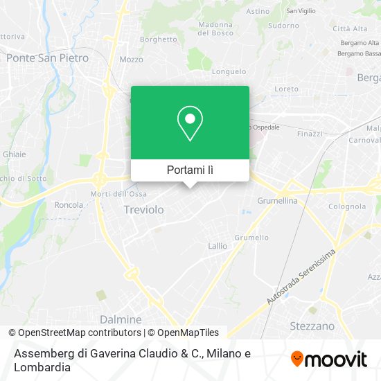 Mappa Assemberg di Gaverina Claudio & C.