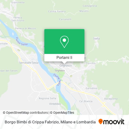 Mappa Borgo Bimbi di Crippa Fabrizio