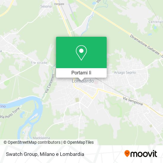 Mappa Swatch Group