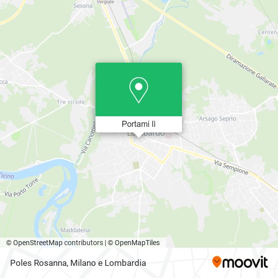 Mappa Poles Rosanna