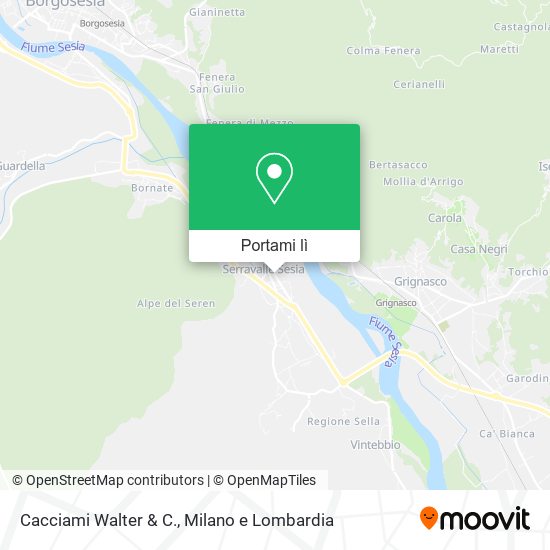 Mappa Cacciami Walter & C.