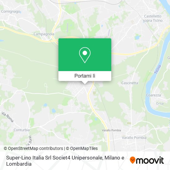 Mappa Super-Lino Italia Srl Societ4 Unipersonale