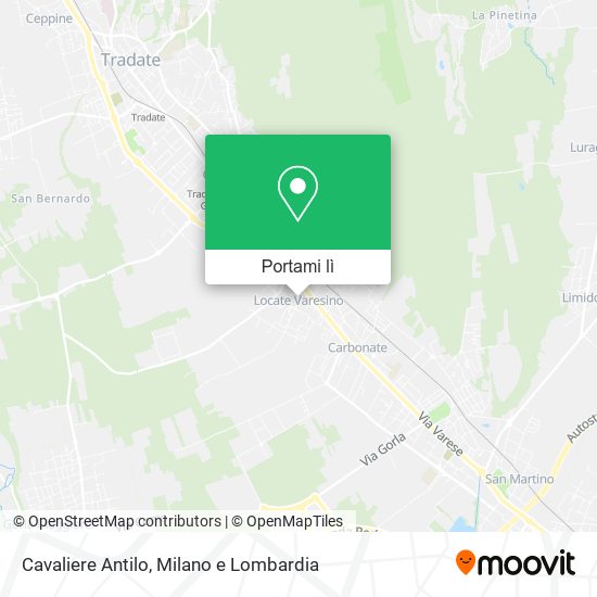 Mappa Cavaliere Antilo