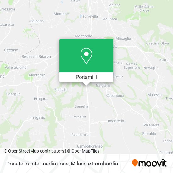 Mappa Donatello Intermediazione