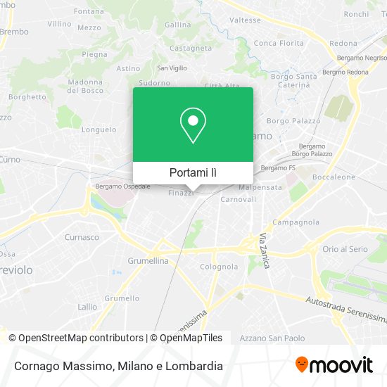 Mappa Cornago Massimo