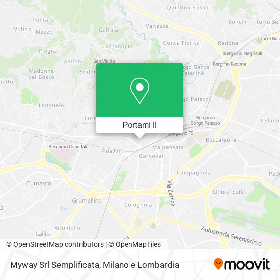 Mappa Myway Srl Semplificata