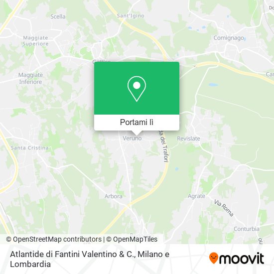 Mappa Atlantide di Fantini Valentino & C.