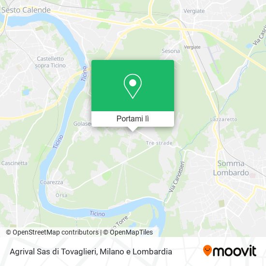 Mappa Agrival Sas di Tovaglieri