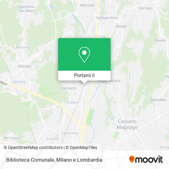 Mappa Biblioteca Comunale